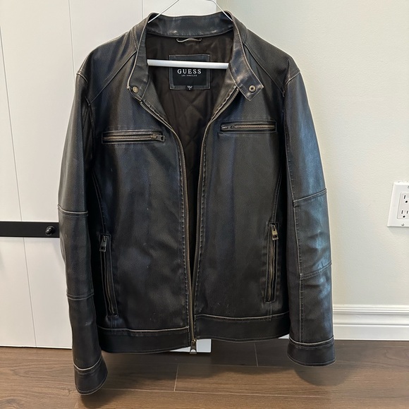 Guess Faux Leather Jacket - Picture 3 of 4